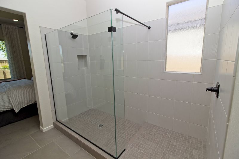 Dual Showerheads in a Walk-in Design